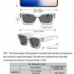 1pc Men Square Trendy Frame Classical Plastic Fashion Grey Fashion Glasses For Outdoor Daily Travel Accessories Beach Accessories Glasses Shades Looks Street Style And Suit For Sweater Jacket Sweatshirt Hoodie Leather Pants And Cargo Pants