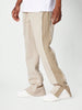 SUMWON Flare Fit Split Hem Jogger With Contrast Panel