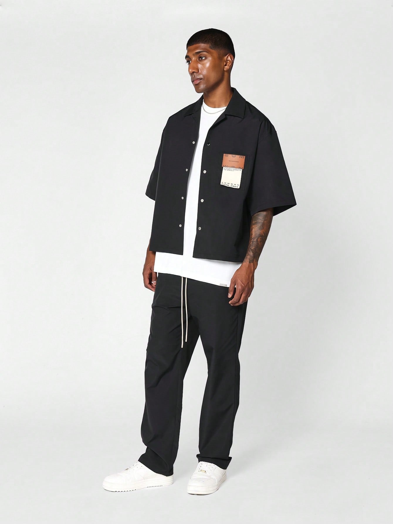 SUMWON Boxy Fit Shirt