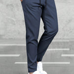 Manfinity Basics Men Solid Drawstring Waist Pants