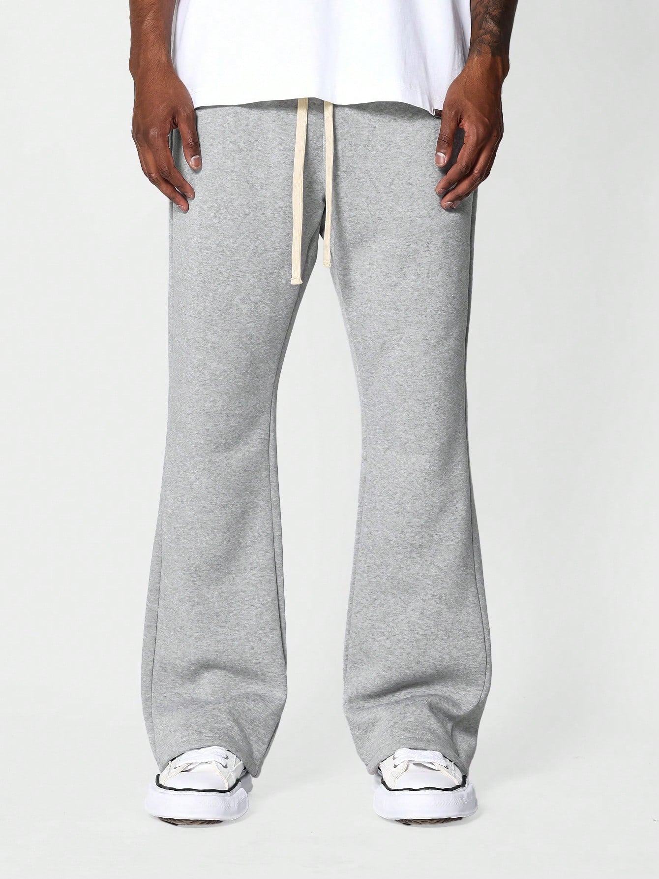 SUMWON Flare Fit Sweatpants With Drawcords