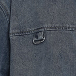 SUMWON Zip Through Denim Shirt With Back Branded Label