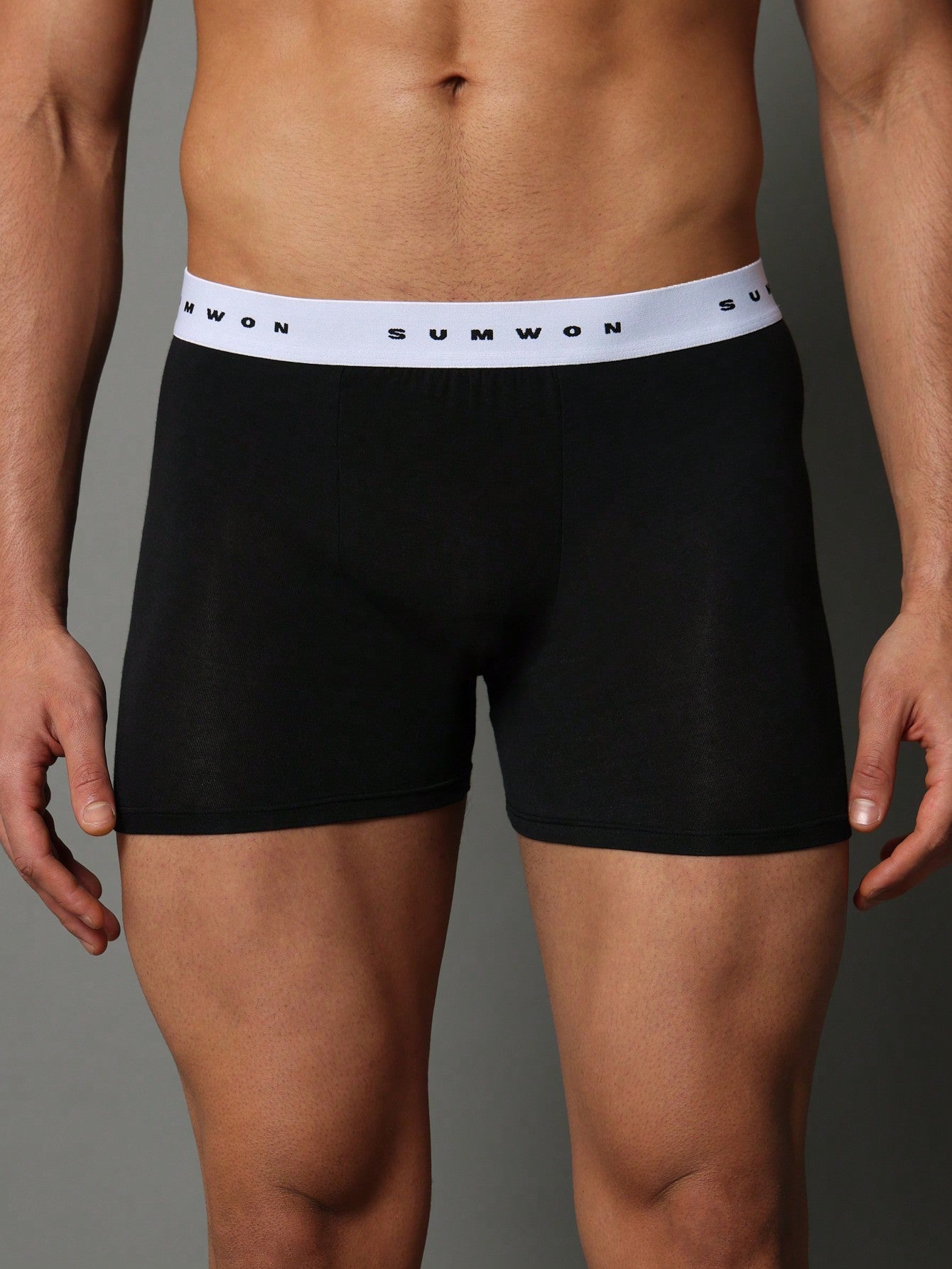 SUMWON Pack Of 5 Knit Boxer Brief