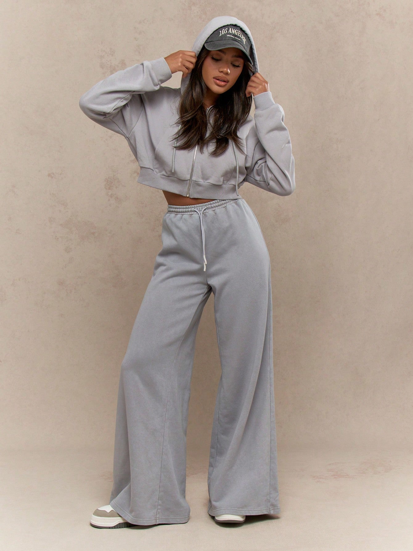 MISSGUIDED Wide Leg Sweatpants With Drawstrings